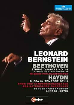 (未使用･未開封品)Beethoven String Quartet No. 16 / Missa in Tempore [DVD] Leonard Bernstein: Beethoven - String Quartet No. 16/Haydn